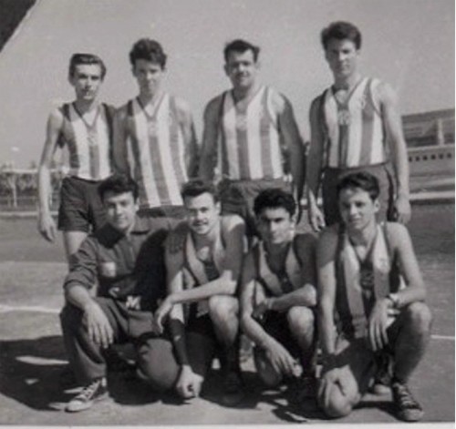 L'équipe de Volley 1957
